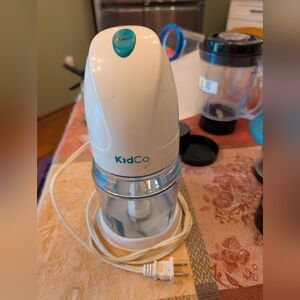 KidCo White and Blue Food Processor